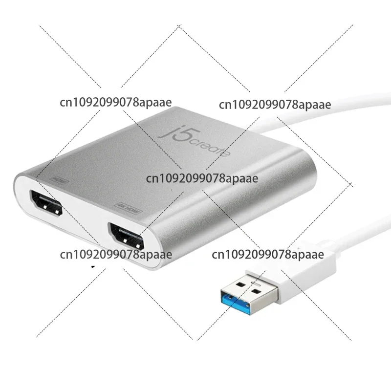 

J5Create JUA365 External Graphics Card USB3.0 To 2 Channel 2K4K DualDisplay Supports