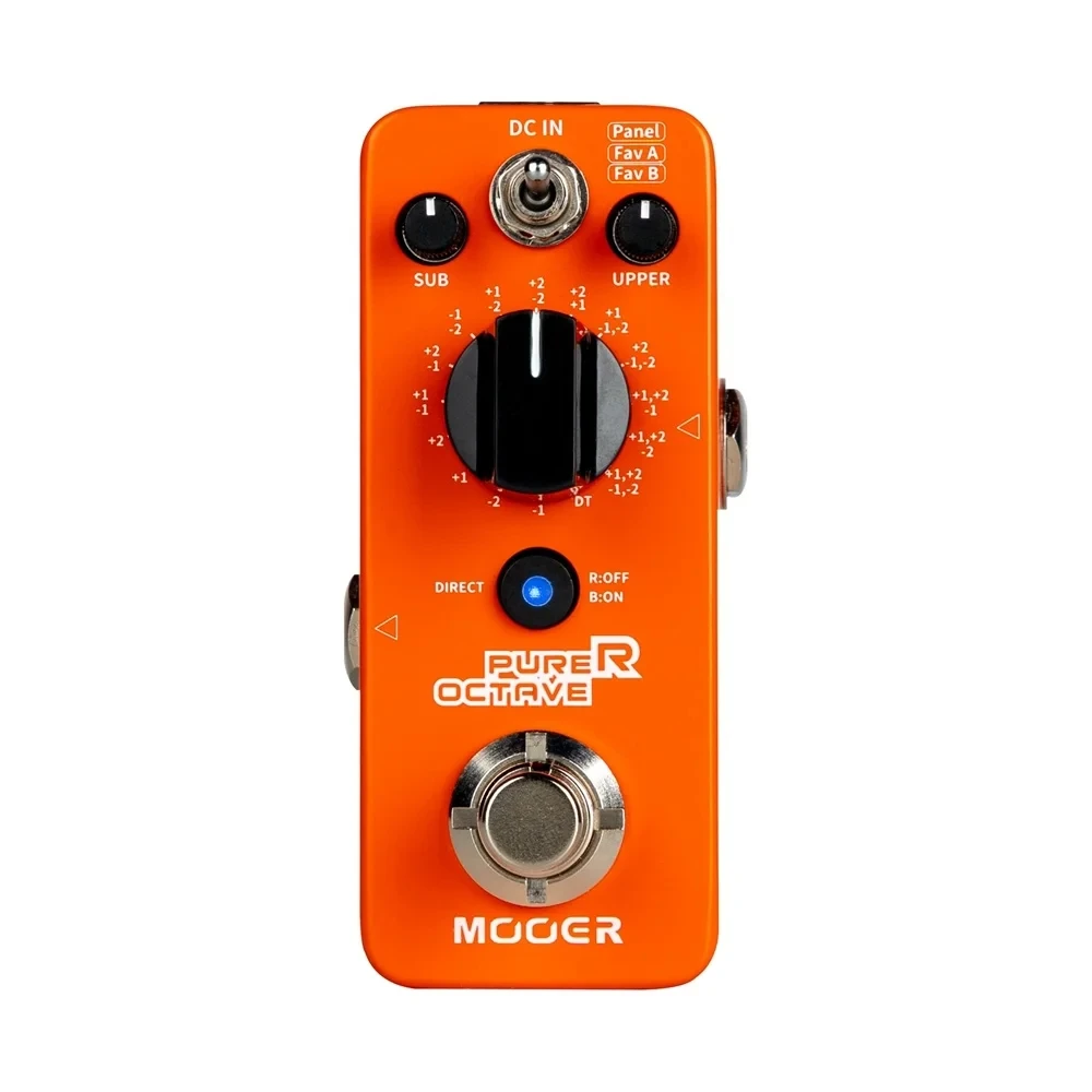 MOOER-MOC-4 Purer Octave Octave Effect Single Block, 15 Different Effects, 1 DT(DETUNE)