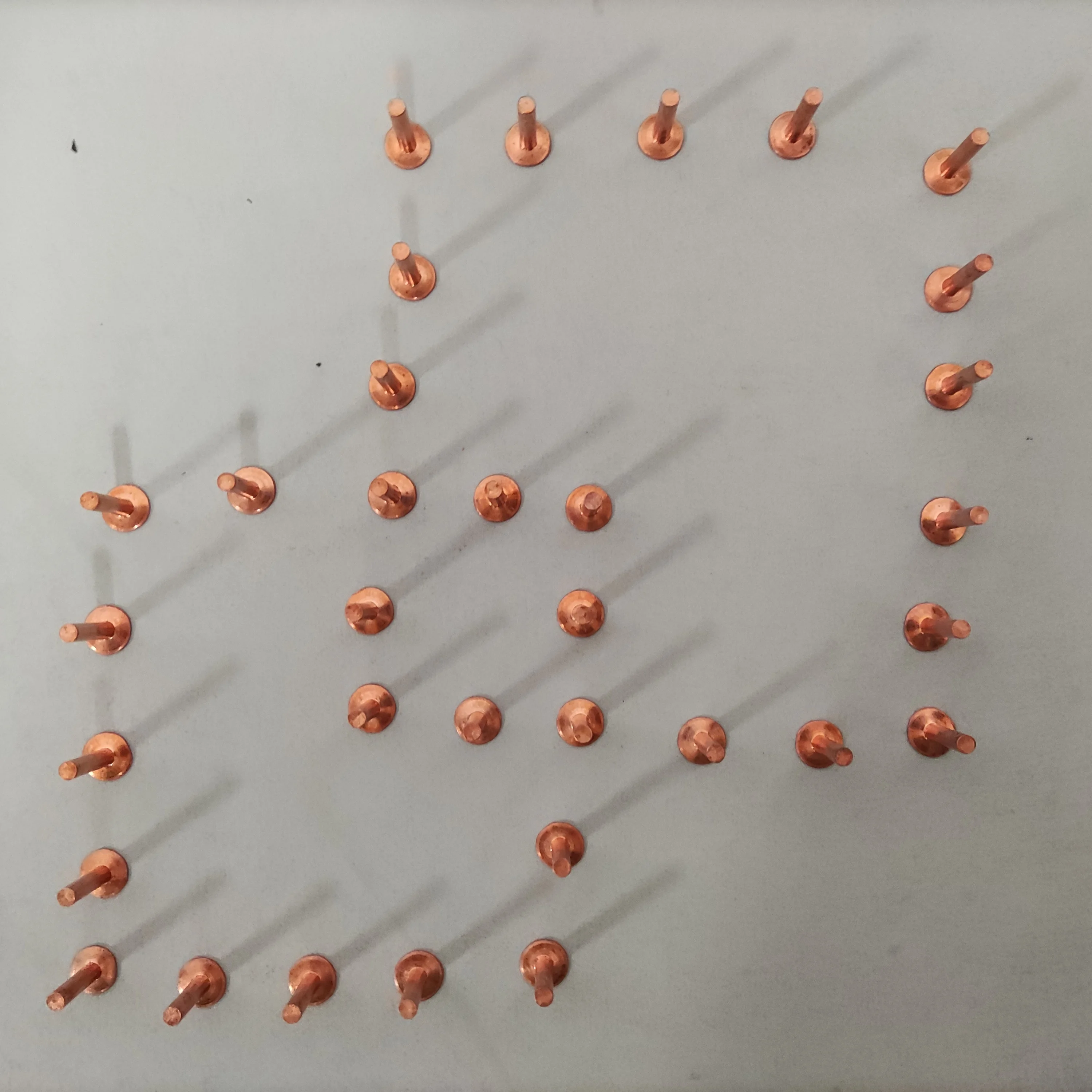 Copper Rivets for Jeans, Jacket, Clothing, Bag, Belt, Strap, Wallets, Keychain, Crafts Making Fhigh performanceteners Kit