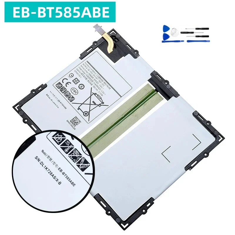 

EB-BT585ABE Battery For Samsung Galaxy Tablet Tab A 10.1 2016 T580 SM-T585C T585 T580N 27.74Wh 7300mAh+Free Tools