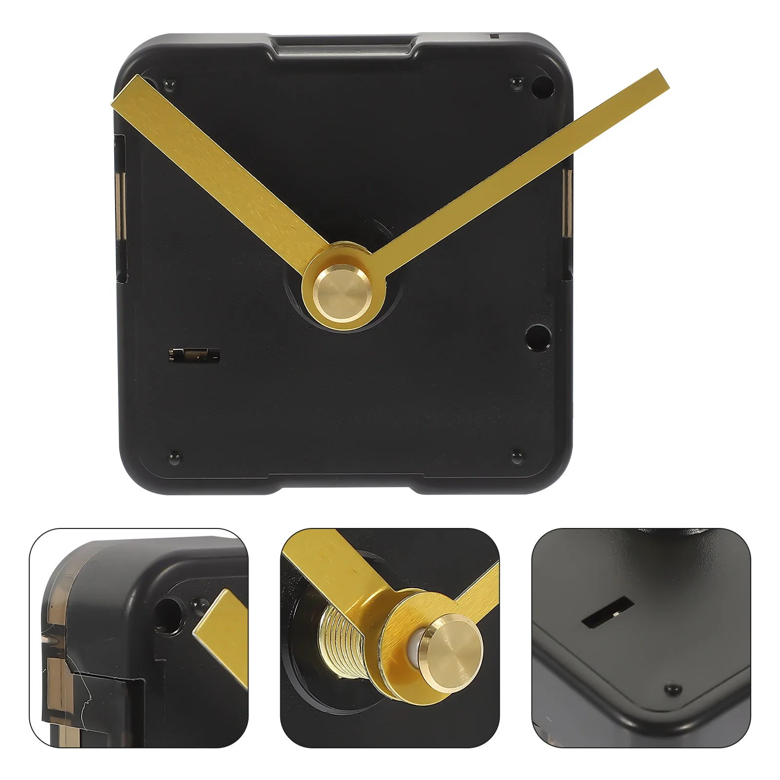 

1 set DIY Clock Movement 2 Sets Black Red Silent Mechanism Plastic Repair Parts High Torque Movements Wall Clock Core