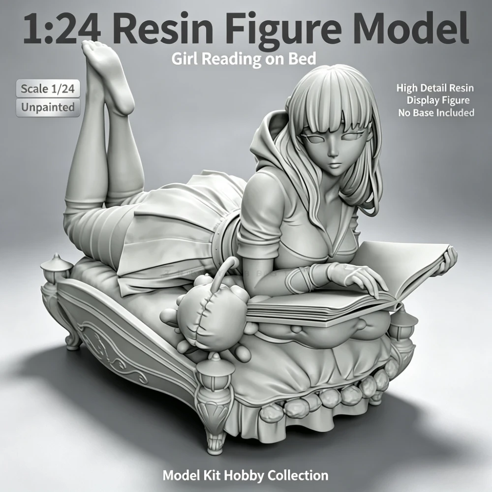 Resin Kit Cast - Figura de resina a escala 1/24,