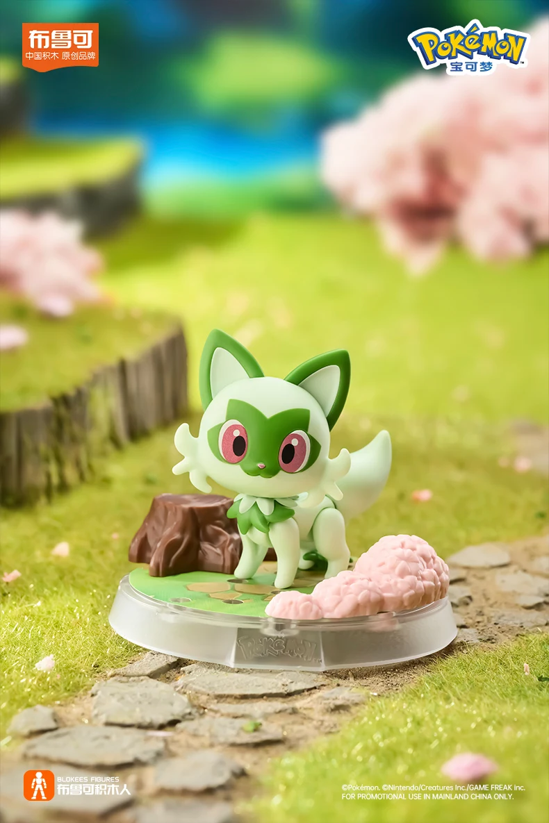 BLOKEES Original POKEMON Bausteine Pikachu Charmander Psyduck Sprigatito Eevee Lucario Pokémon Action Figur Spielzeug Geschenk – Detail 4