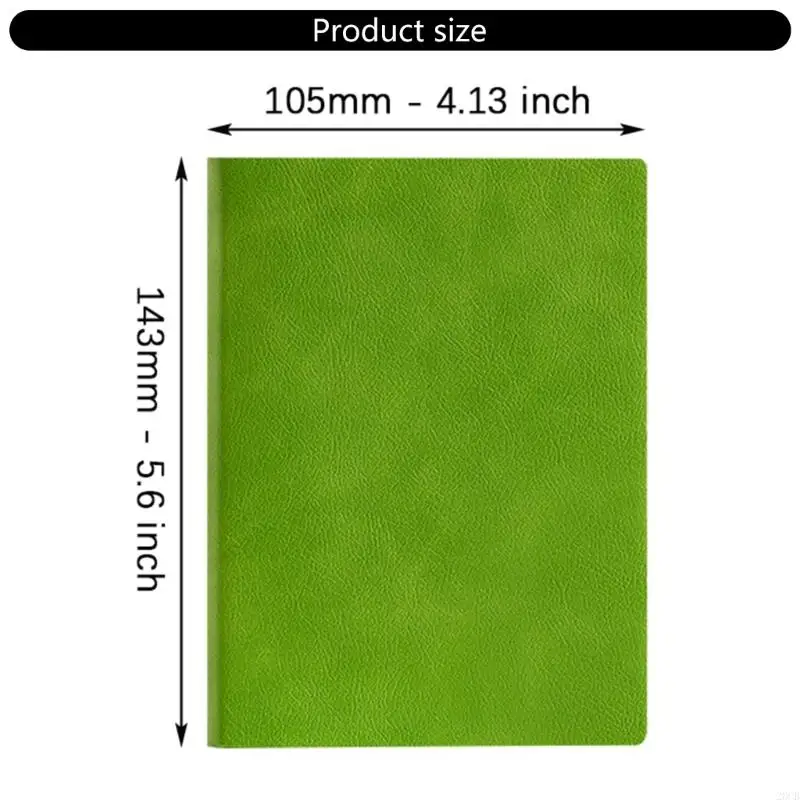 20cb B6 Blank Notebook PU COPERTURA Notebook Notepadi cancelleria 320 Fogli 640 pagine Notebook spessi Notebook Notebook