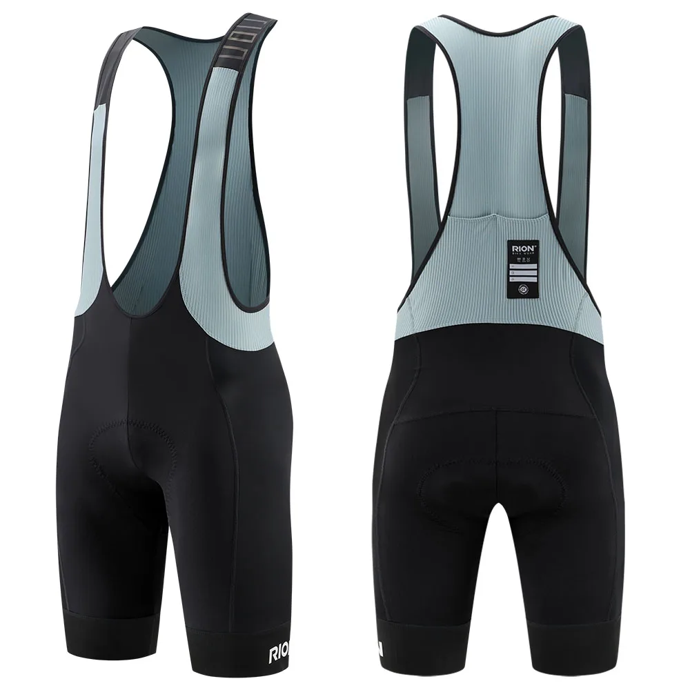 RION Men’s Suspender Shorts Summer Fitness Set Sleeveless Sport Outfit Bicycle Clothing Gym Tracksuit Indoor Outdoor Activewear