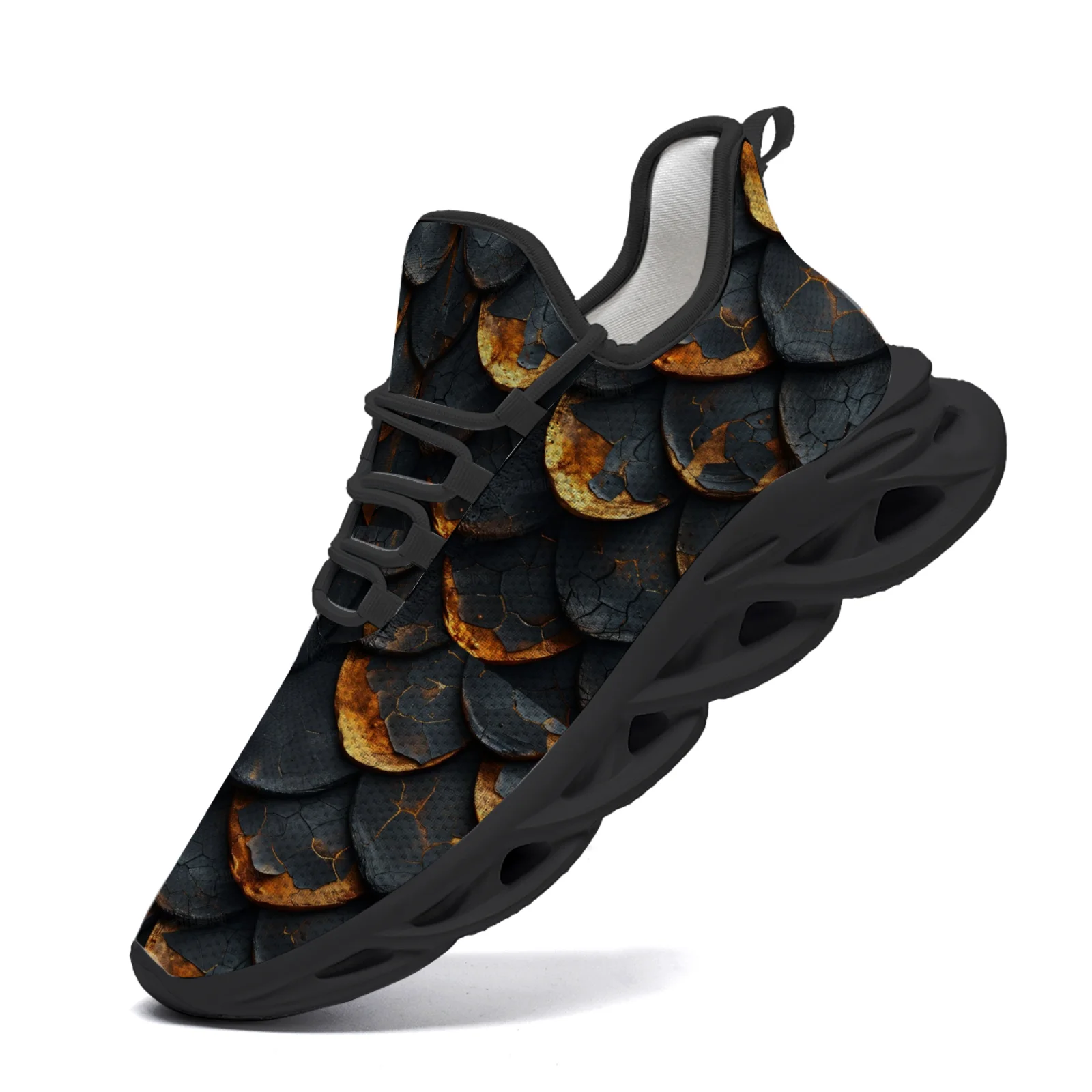 

Customizable Broken Scales Casual Sports Shoes Youth Casual Running Shoes Mesh Lace-Up Shoes EUR36-48