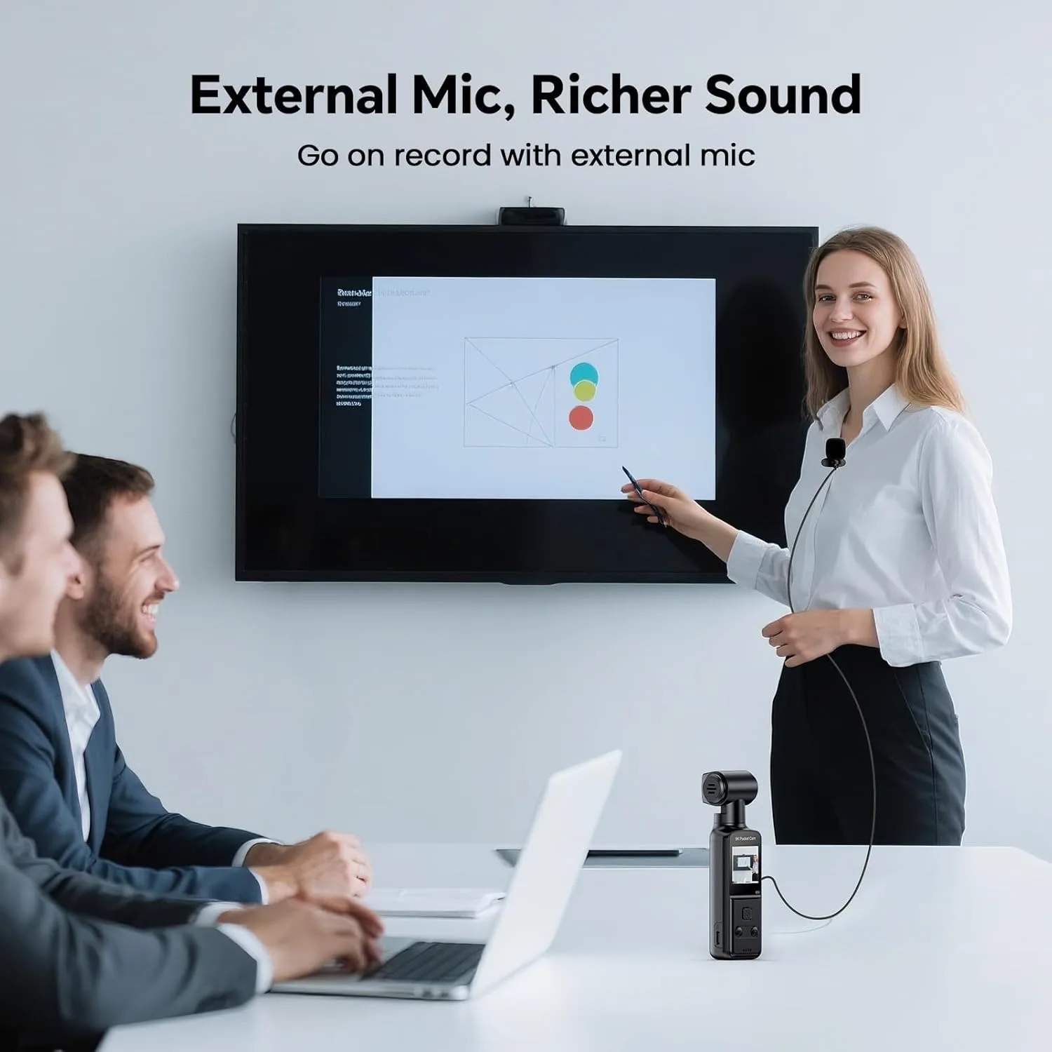 BOBLOV 5K Körperkamera Tragbare MINI Vlog Kamera Tasche Sportkamera Rotierendes Objektiv Handstabilisator BodyCam Videoaufzeichnung