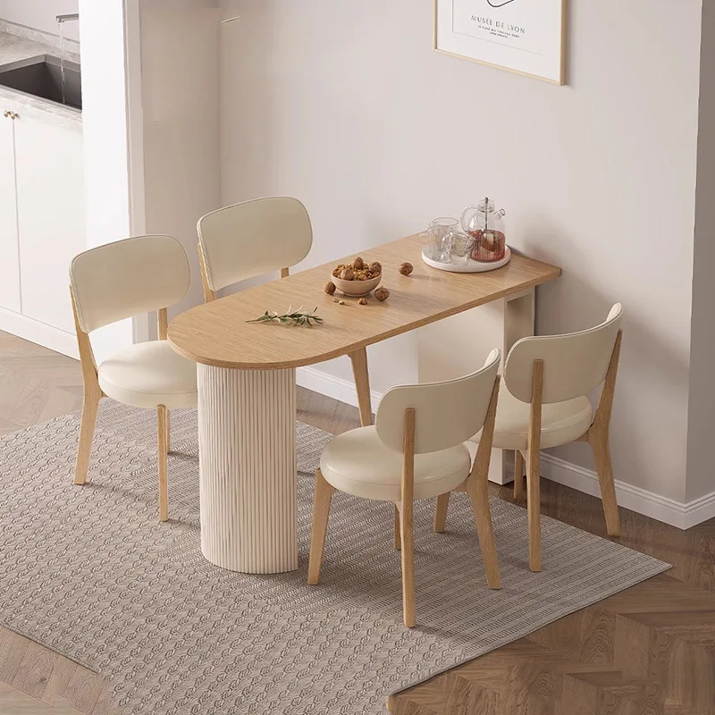 

Folding Extendable Dining Table Makeup Modern High Restaurant Coffee Dining Table Designer Corner Muebles Living Room Furniture