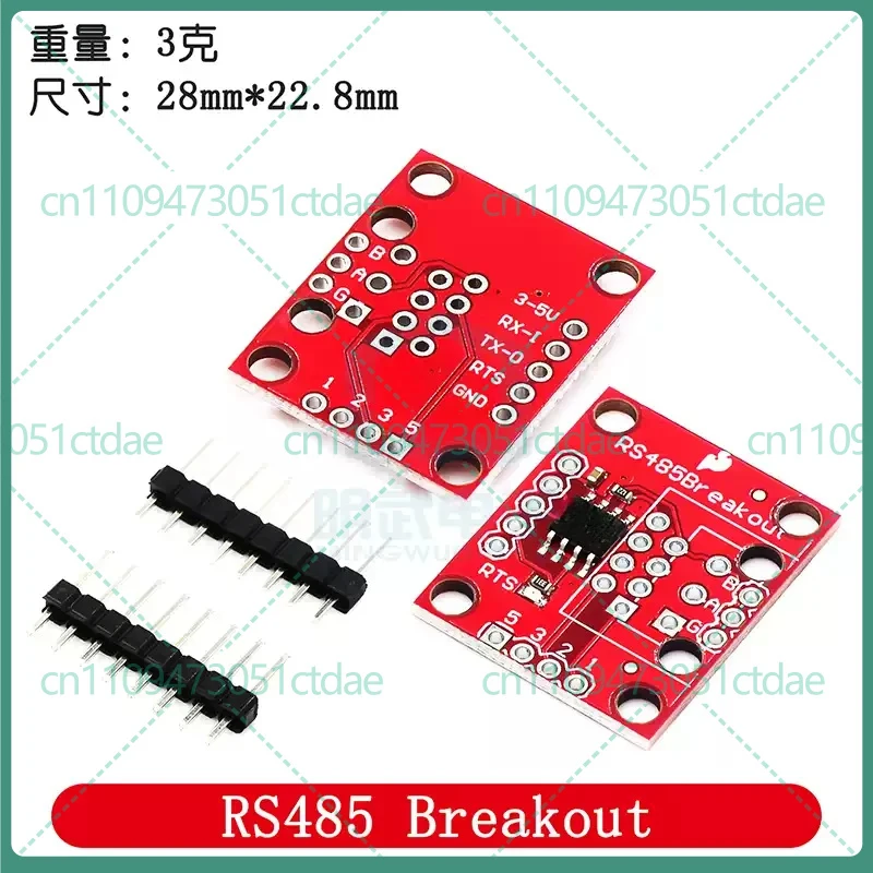 

10-50pcs For SP3485 RS485 to TTL Module 3.3V 5V Serial Converter Breakout