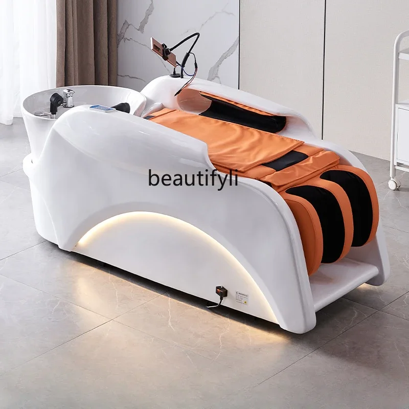 Automatic Intelligent Massage Shampoo Bed Barber Shop for Hair Salon Hair Salon Beauty Salon Head Treatment Water Circulation