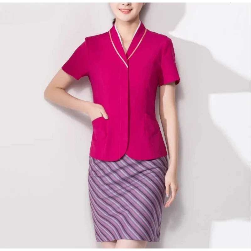 uniforme-da-assistente-di-volo-per-donna-completo-con-blazer-e-gonna-corta-abbigliamento-da-lavoro-per-receptionist-d'hotel