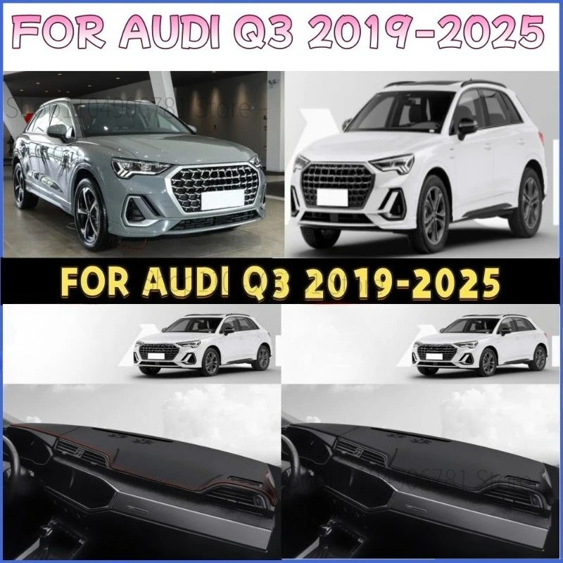 

FOR AUDI Q3 2019-2025 Car Dash Mat Dashmat Dashboard Mat Cover Sun Shade Dash Board Cover Carpet Accessories
