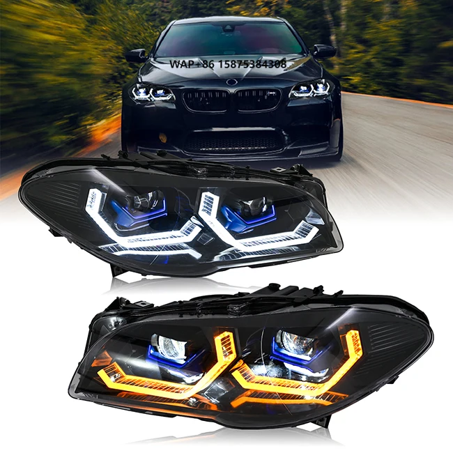 

Quality Assurance Front Upgrade LED Headlight Left and Right Headlights LED Headlamp DRL for 5 Series 2011-2013 F10 F18
