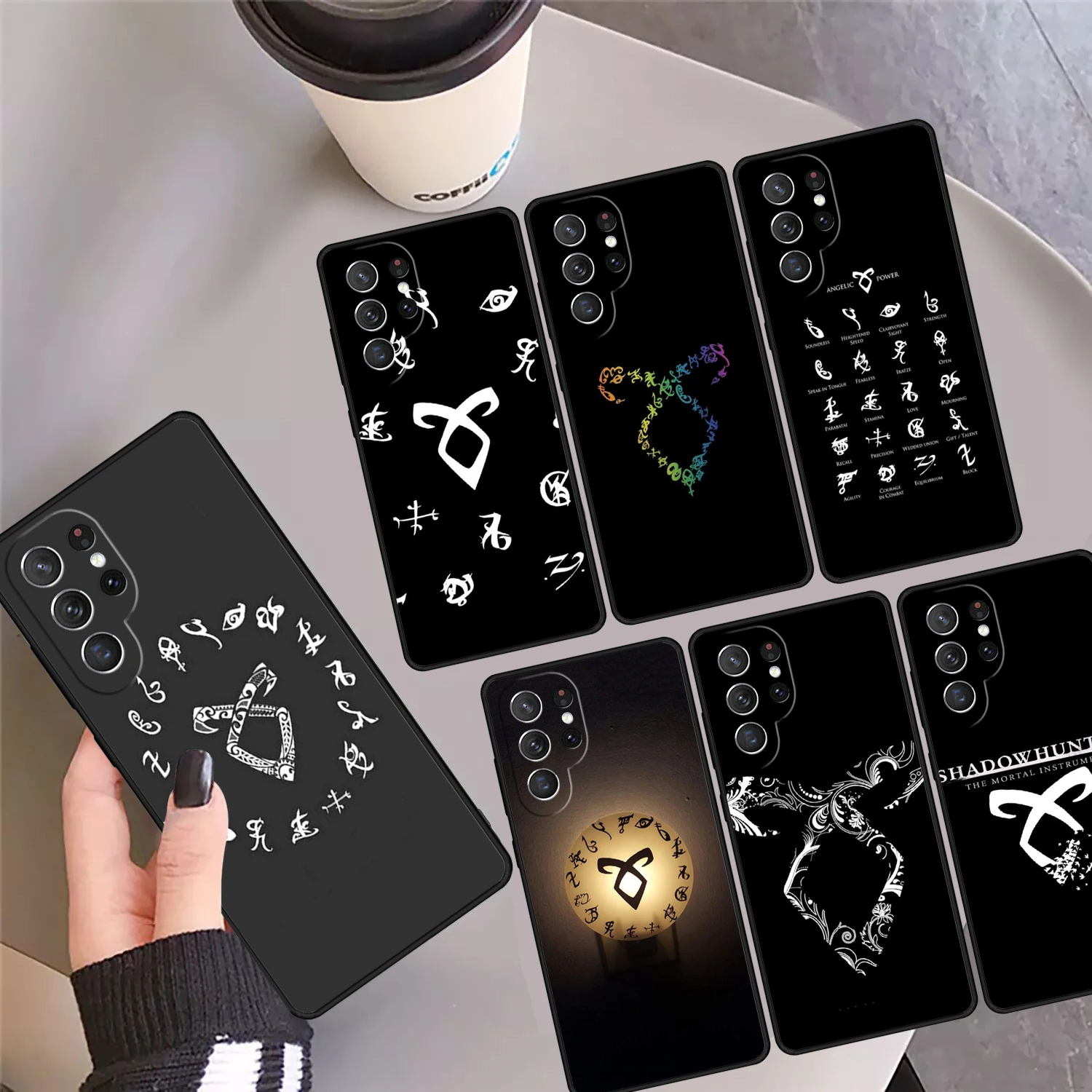 

Чехол для телефона с плакатом «Сумеречные охотники» для Samsung Galaxy S24 S25 Ultra S23 S22 Plus S21 FE S20 Note 10 20 Pro