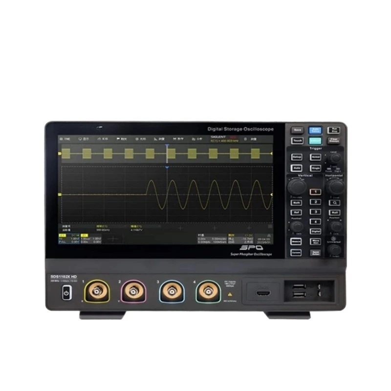 

SDS1074/1102/1202X HD digital oscilloscope 12bit vertical resolution high definition touch screen