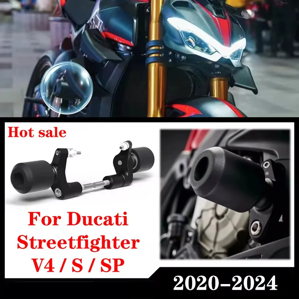 

Motocross Frame Sliders Crash Protector for Ducati Streetfighter V4 / S / SP 2020-2023