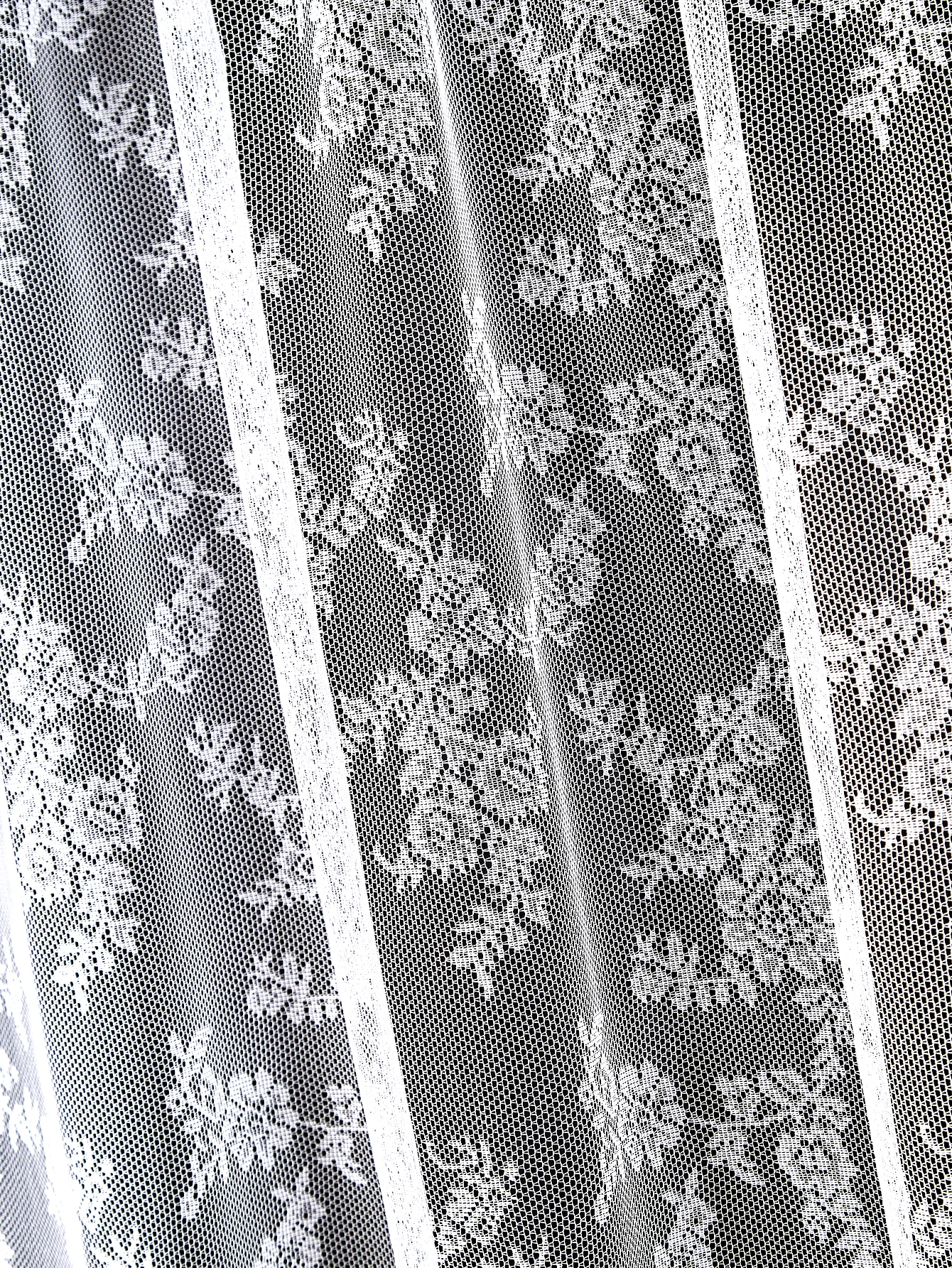 Lace Curtain Wear Rod European Style Elegant Romantic White Yarn Curtain Door Gauze Curtain Bedroom Bay Window