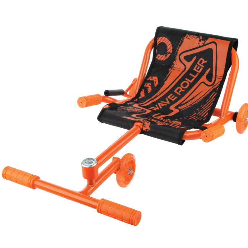 

Children's Yo Yo Swing Car Three-wheel Scooter Twister Car Steel Oxford Cloth Foldable Kids Kart with Brakes Multi-color Option