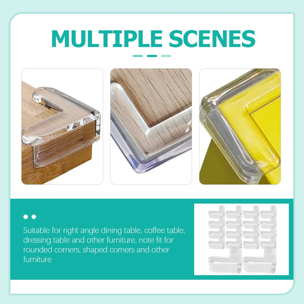 

18Pcs Corner Protector Baby Proof Anti-Collision Guards for Furniture Table Edge Protection Cover Stick-on Bumpers for Home