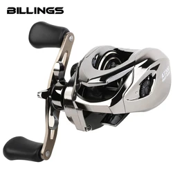 BILLINGS AT Series,7.2:1 Gear Ratio,5+1 Ball Bearing,18LB Max Drag,Baitcasting Reel,For Freshwater Saltwater