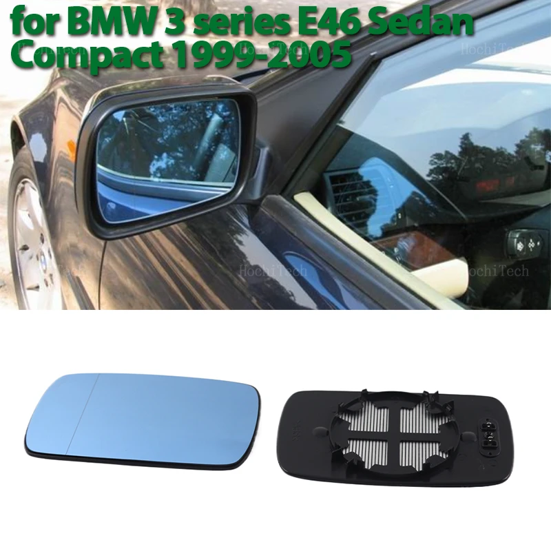 

Left Right Side Heated Mirror Glass LH RH Lens Replacement for BMW 3 series E46 Sedan Compact 1999 2000 2001 2002 2003 2004 2005