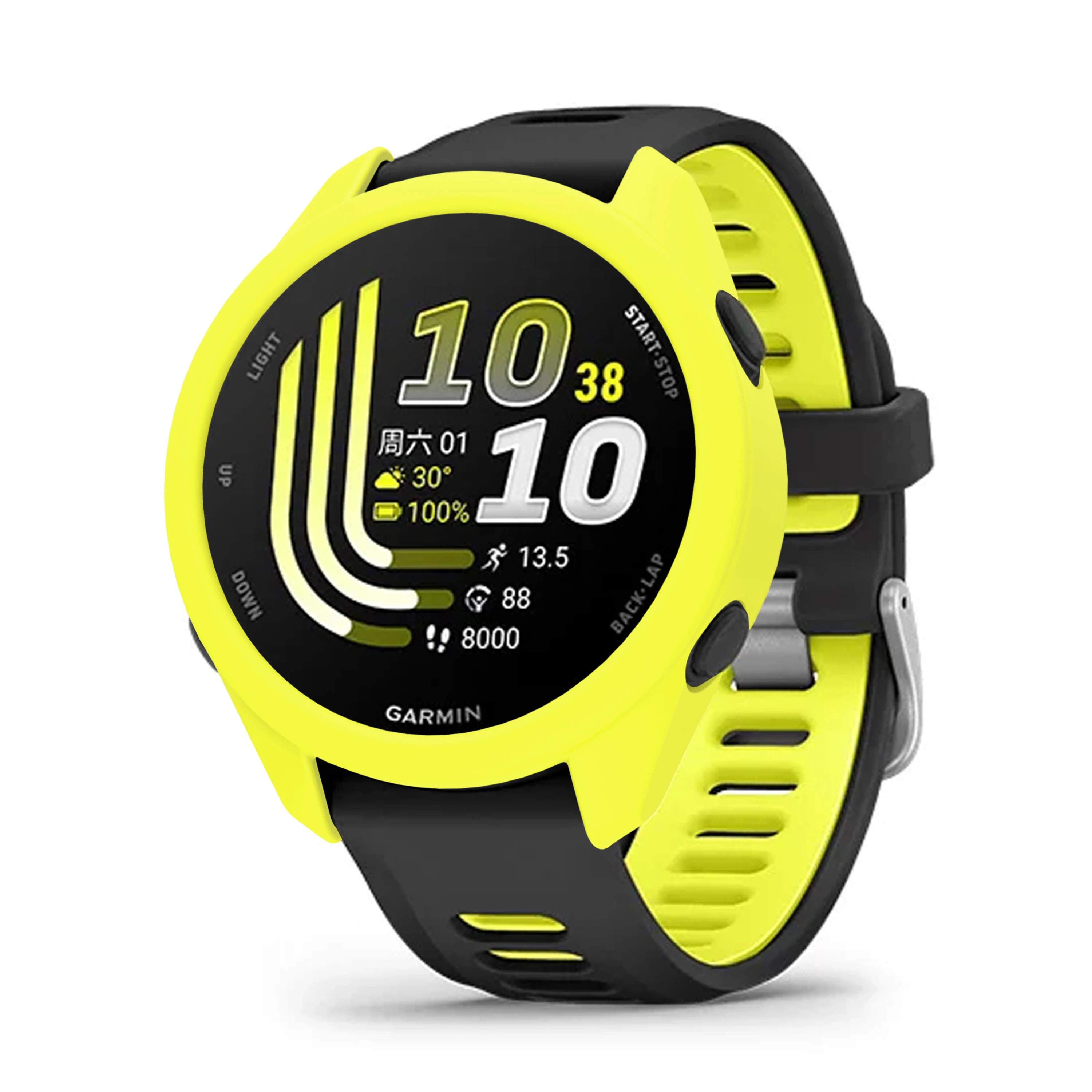 Silikon-Schutzhülle für Garmin Forerunner 70 170, Ersatzzubehör, Rahmenhüllen, Displayschutzhülle – Detail 14