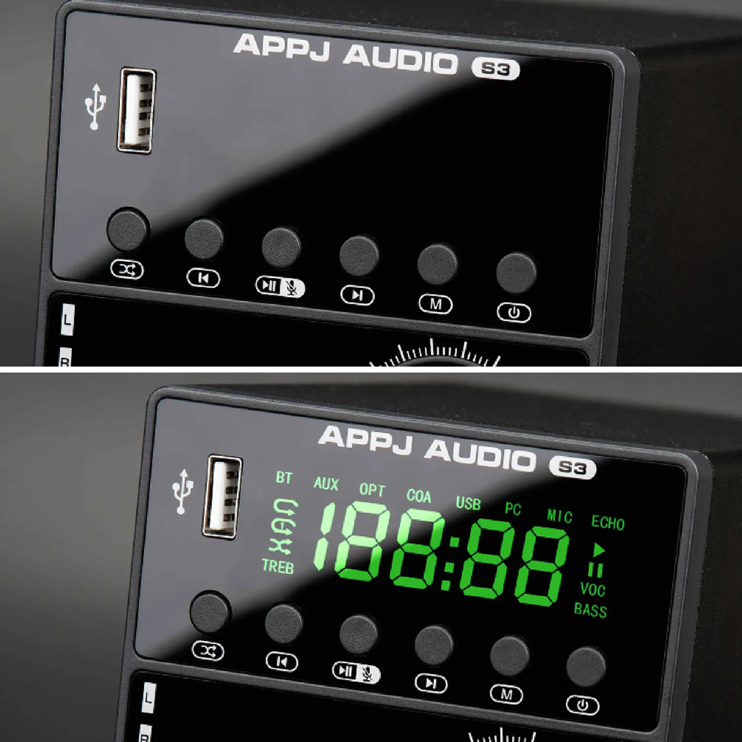 AMPLIFICADOR DE POTENCIA de Karaoke con micrófono Dual, Control de agudos y graves, Bluetooth 5,0, Ma12070, miniamplificador Digital de Audio para el hogar, USB/RCA/OPT/COA In