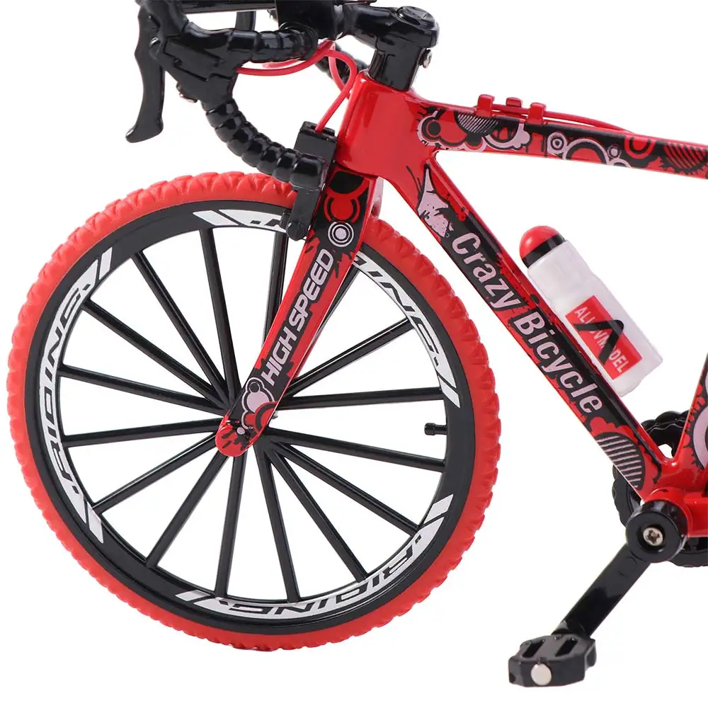 

Birthday Gift 1:8 Scale Bicycle Model Road Mountain TT Racing Finger Mini Bike Alloy Metal Diecast Simulation Bike