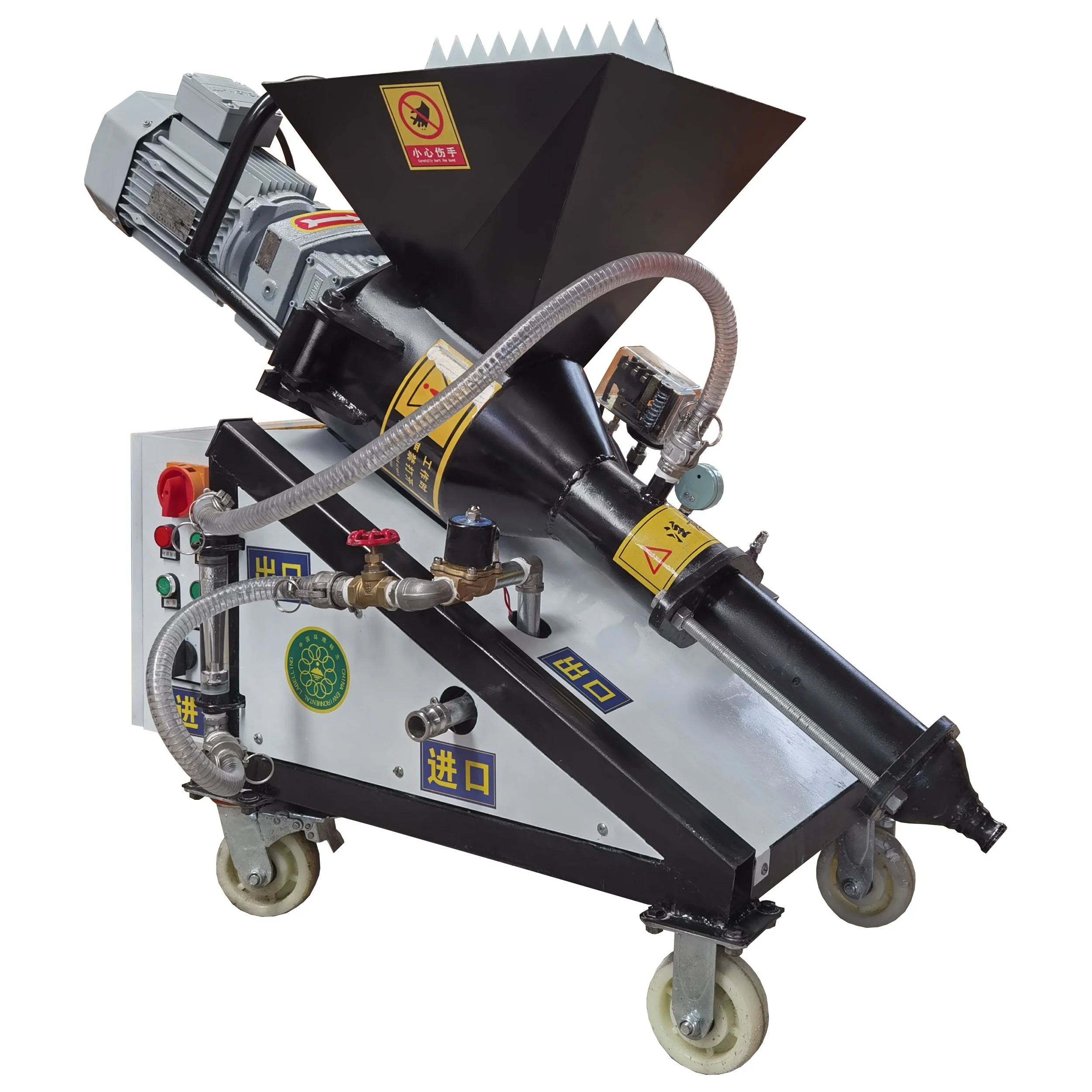 Professional High-Standard Pump Paint Gypsum Spraying Machine New Condition Mortar Plastering Machine Home Use Core Motor