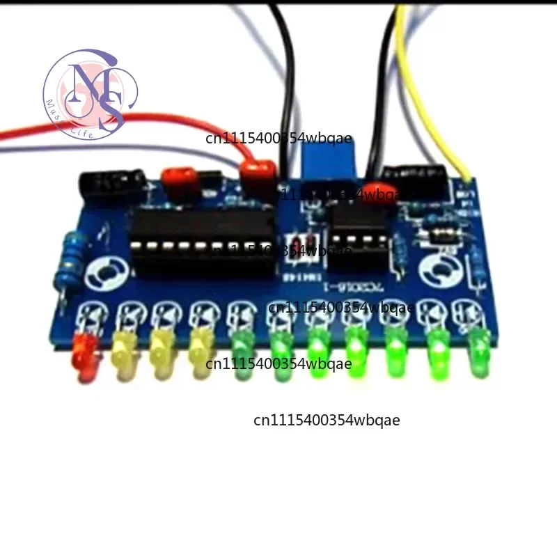 ZOCI-FOR-LM3915 10 LED Audio Level Indicator VU Meter Amplifier Module, Replacement Parts