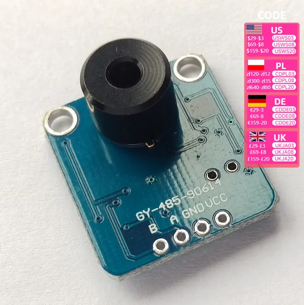 GY-modbus-BCC/BCI RS485 non-contact infrared temperature measurement module modbus mode output