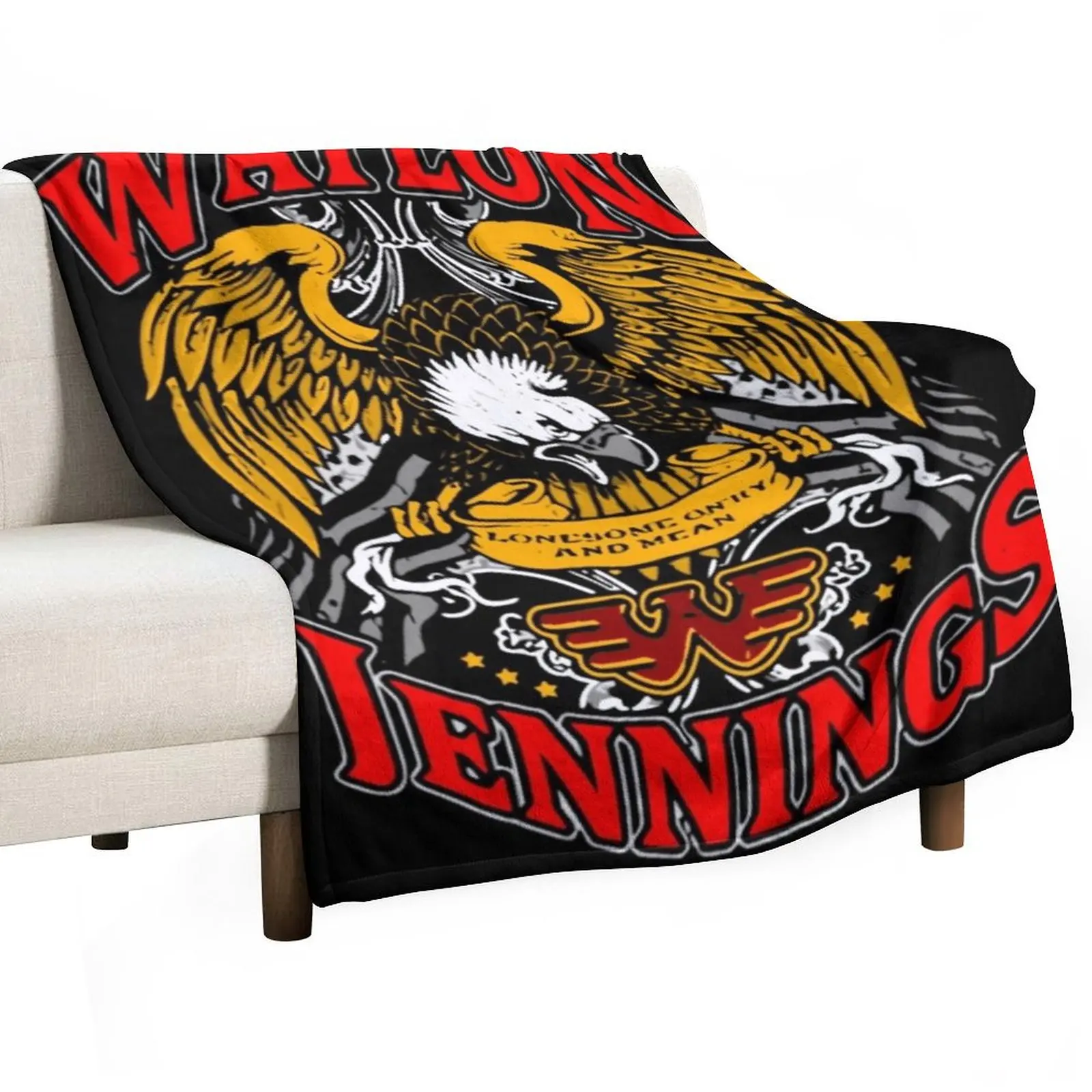 

Cover Waylon Jennings Throw Blanket Polar Decorative Throw Cute Stuffeds Blankets