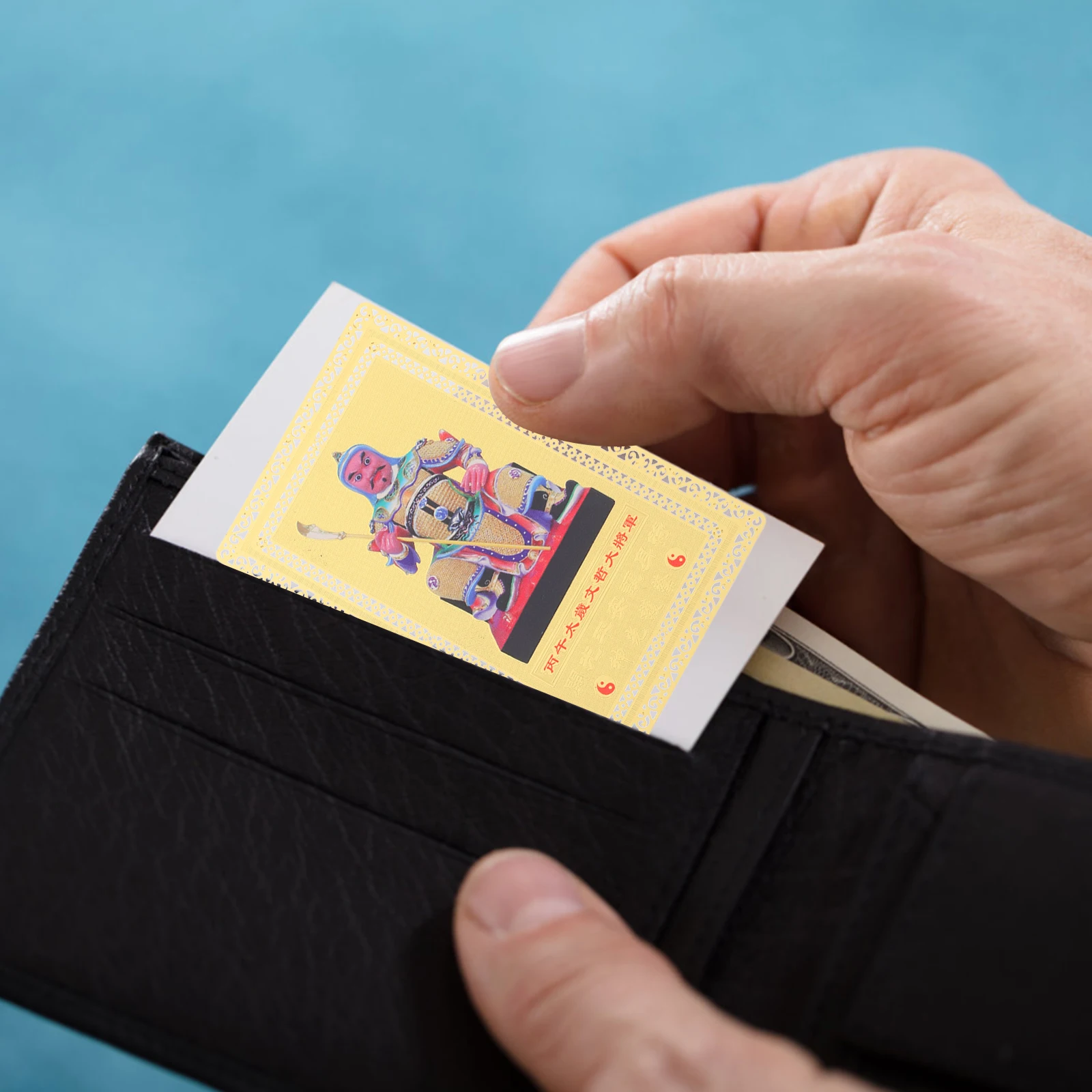 

3 Pcs Tai Sui Protective Peace Card Chinese Zodiac Cards Amulet New Year Amulets Copper Feng Shui Fortunes