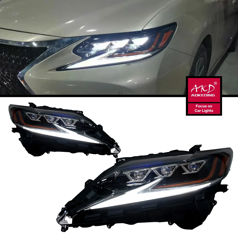 

Headlight For Lexus ES ES200 ES300 13-17 Head Lights matrix Style Replacement DRL Daytime lights Lighthouse Projector Facelift