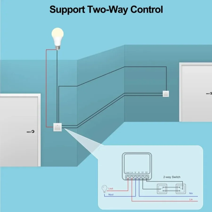 RF 433 MHz Smart Switch Mini fai da te telecomando senza fili interruttori della luce modulo di automazione ricevitore relè 16A per lampada a Led