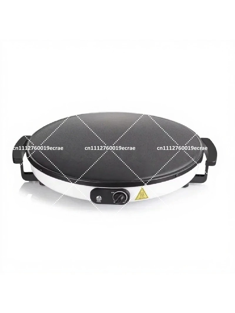 3D Spherical Surface Non-Stick Electric Crepe Maker, 45cm Hot Plate for Pizza and Pancakes