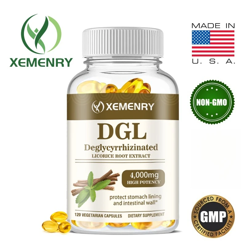

DGL Licorice Capsules 4000mg - Improves Digestion & Absorption, Metabolism, Relieves Intestinal Discomfort, Boosts Immunity