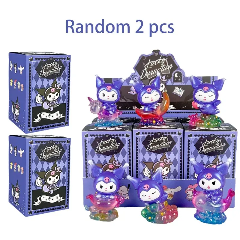 Sanrio Kuromi Hipper Dreaming Starry Sky Blindbox Oryginalna figurka kolekcjonerska dekoracyjna zabawka dla dzieci model na prezent