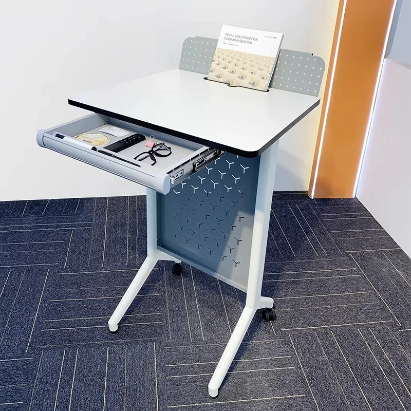 Office Furniture Lecterns, School Teacher Reception Desks, Welcome Desks, Host Desks, Information Desks, and Movable Podiums