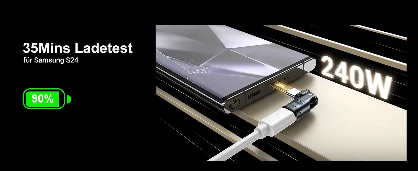 16-Pin USB C to Type C Magnetic OTG Adapter PD240W USB C Fast Charging Data Converter for iPhone 15 MacBook Pro Samsung Xiaomi