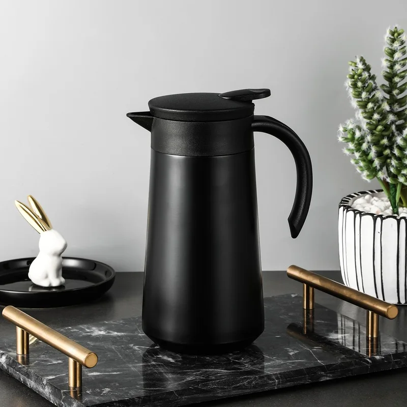 

Изолированная бутылка с внутренним вкладышем из нержавеющей стали 304 с ручкой, бытовой кофейник мокко, вакуумный термос большой емкости