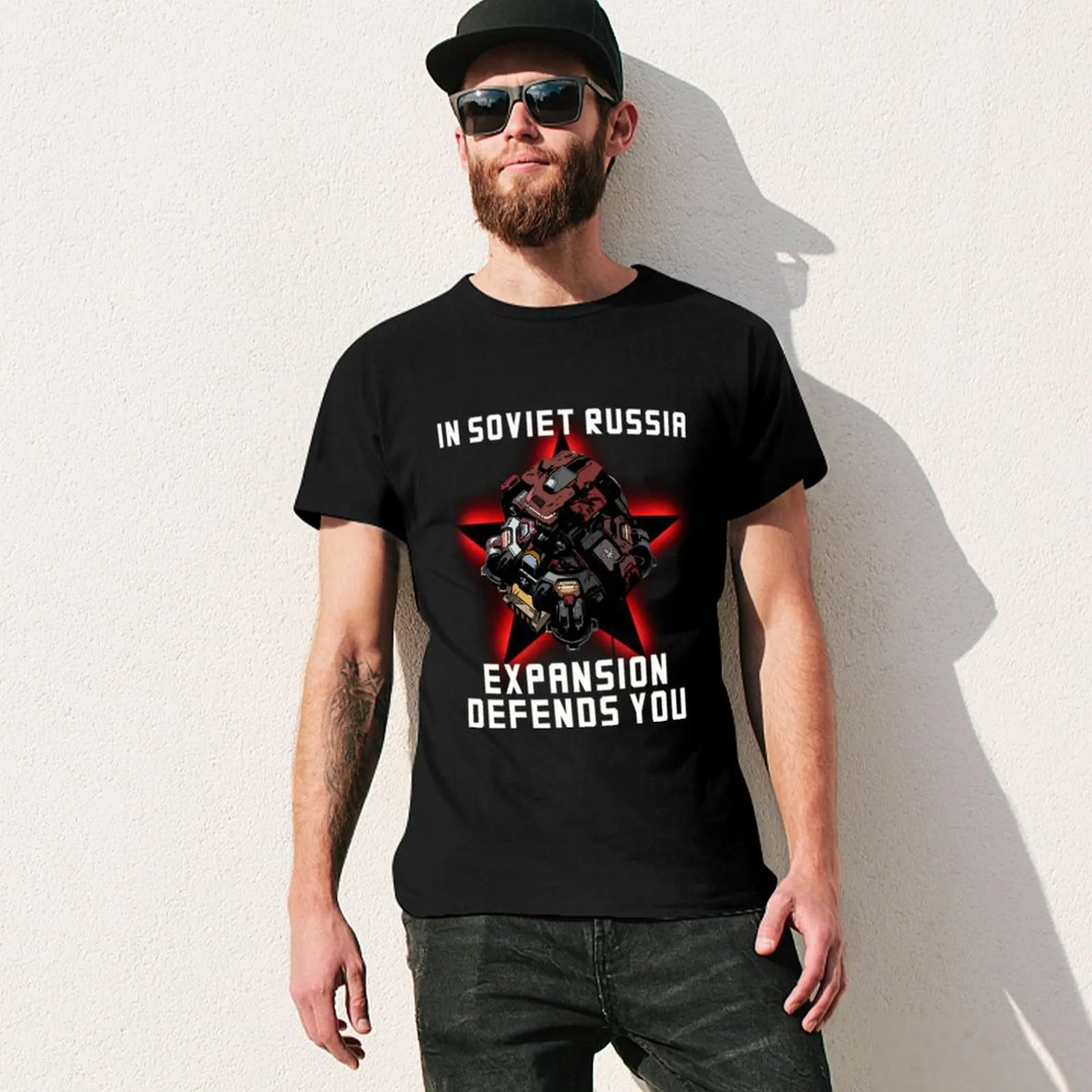Planetary Fortress T-Shirt new edition anime clothes plain t shirts men