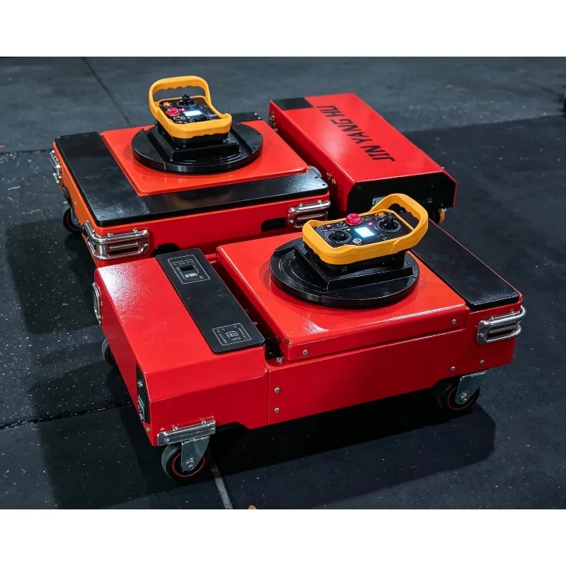 15Ton 30Ton 40Ton Portable 360 Degree Rotation Electric Tank Trolley Transport Roller Cargo Skate for Machine Handling Moving