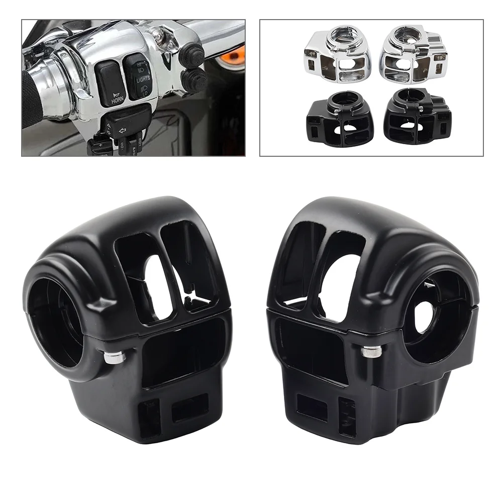 Hand Control Switch Housing Cover For Harley Electra Glide Road King FLTR FLHR