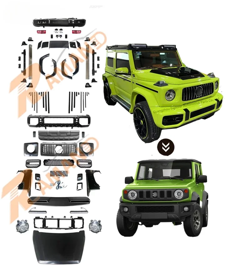 RAMAND Body Kits for Jimny Upgrade to G63 Full Set for Suzuki Jimny JB74 Brabus Body Kit