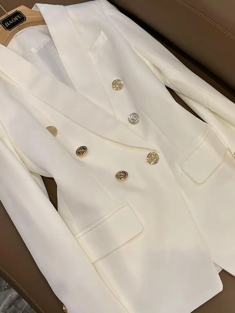 High Quali Women's Classic Collar  Autumn Winter New Sle Premium Quali Faionable Commute Sle Long Sve Coat