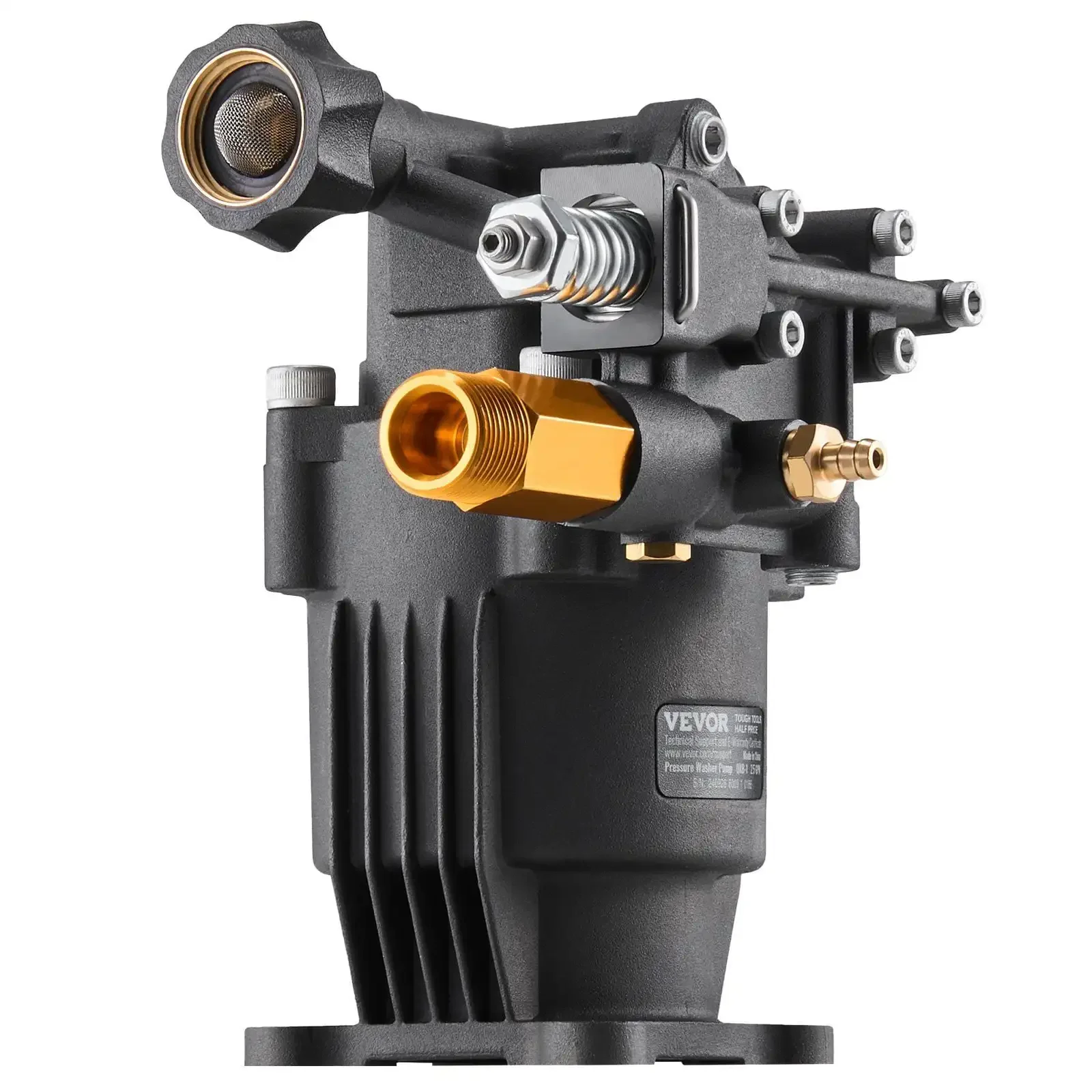 Bomba de lavadora de pressão 3/4" eixo horizontal 3500 PSI 2,5GPM com 5 bicos