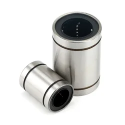 2pcs 선형 부싱 LM8UU CNC 선형 베어링 탄소강 8*15*24mm 막대 라이너 레일 선형 샤프트 부품 LM6UU 6x12x19mm