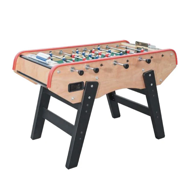 

60" French Foosball Table Coin Operated Attractive Coin Operated Foosball Table with Telescopic Rods for Sale