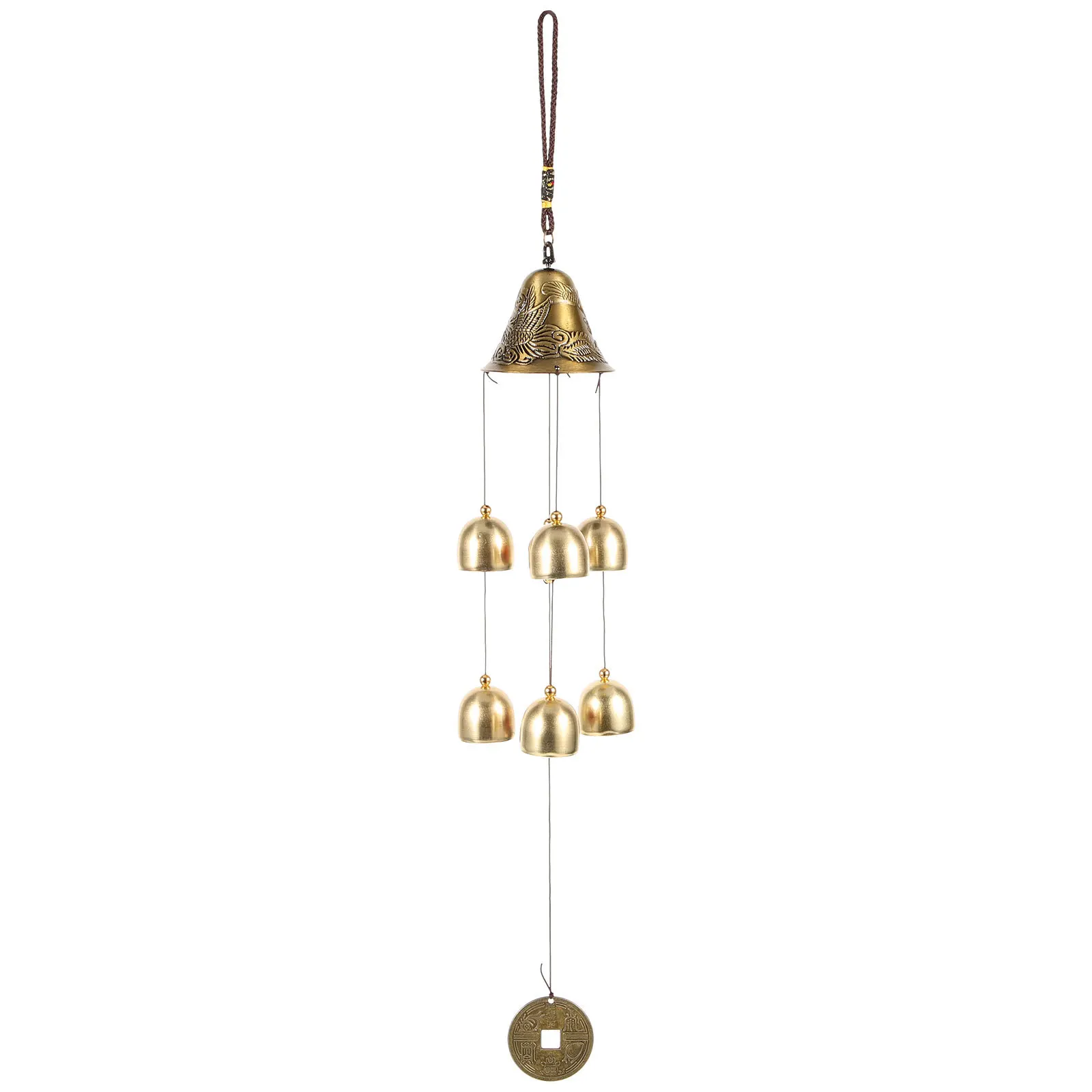 

Luck Windchime Pendant Aluminum Alloy Vintage Hanging Wind Chime for Patio Balcony Garden Retro Windchime Bells for Wind Chimes